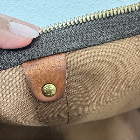 Louis Vuitton Keepall Bandoulière 55 Monogram Vintage 2002 Large Duffel Bag - Picture 14 of 15